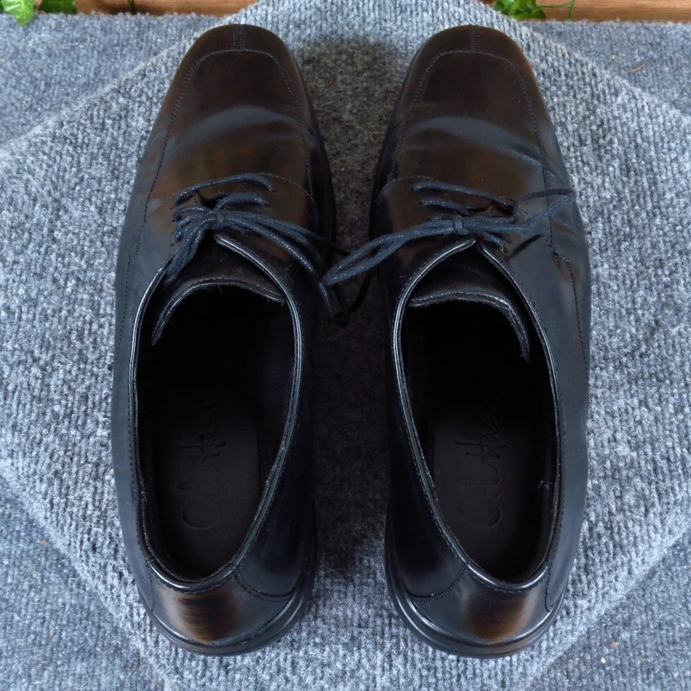 Cole Haan Air Giraldo Mens Apron Toe Oxford 10.5‎ M Dress Shoes Black Leather